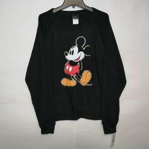 Womens Disney Mickey Mouse Black Large 